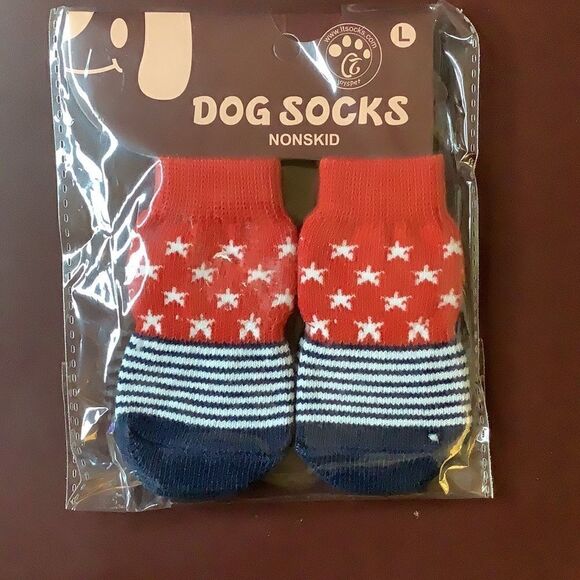 Patriotic Non-Slip Dog Socks - Picture 3 of 6